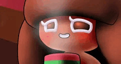 ココア味クッキー