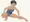 準備体操中のギャル崎さんをじっくり眺めてみた