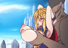 朝の乳搾り