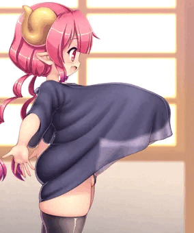 横向き爆乳イルルちゃん
