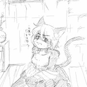 月の光に照らされて