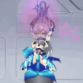 触手に餌やりハスミさん