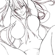 黒髪ロング