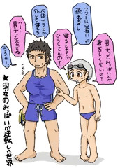 男女のおっぱいが逆転した世界