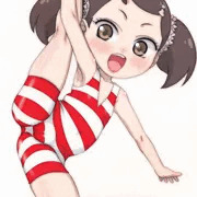 水に入る前には良く準備体操しなくちゃだめよ