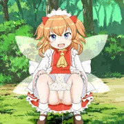 サニーミルクたんの野外放尿(;^ω^)