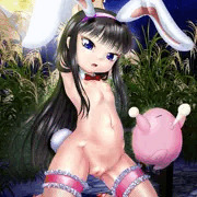 う～さぎう～さ～ぎ　なにみてはねる