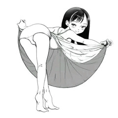 白いパンツと捲る国。