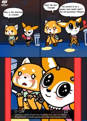 Retsuko Pissing
