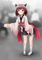きりたんおしっこ我慢散歩