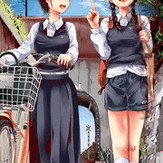 テスト期間中の女の子①
