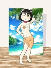 【うちのこ】おうちで水着ファッションショー 2022夏(11月)