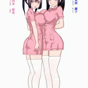 【新】ふたなりナースレズ娘 キャラ紹介(5枚) オリジナル ナース 看護婦 看護師 ふたゆり ふたなり ふた×女 ニーソ 脱衣