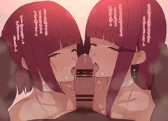 白瀬母娘おくち絵