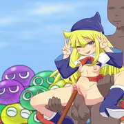 ウィッチ 二穴責め GIFアニメ