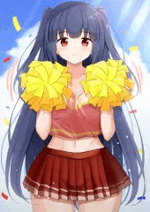 チアガールとこよ差分(はだか、パンツあやとり)