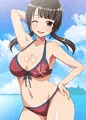 残暑見舞い紗羽ちゃん