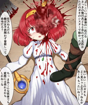 マリアちゃん頭部破壊