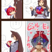 ラクガキふたばんきと影狼まんが