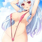 嫌そうにしてもエッチな水着着てくれる葵ちゃん