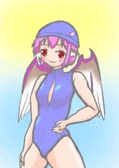 例の水着みすちー