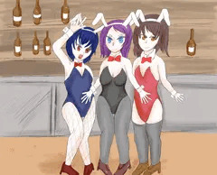バニーガール３人組