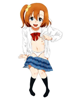 ほのか制服脱衣