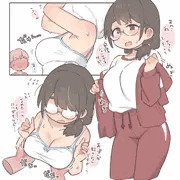 地味っ子巨乳メガネちゃんと...