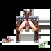 【ドット絵】【花騎士】ホーリーを机に拘束してバックで犯す的なやつ_ver1.1