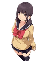 制服ニーソ