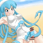 ふたなりイカ娘ちゃんの中出し射精