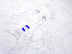 禰豆子ちゃんを押し倒して・・・