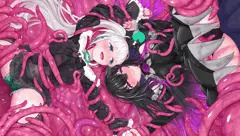 百合吸血鬼と触手魔女