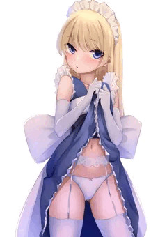 たくし上げロリメイド