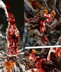 マキ無惨!!スラム街の便所で暴虐非道の限りを尽くされ四方向パンチ!!