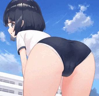 ブルマで準備運動❤