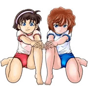 灰原＆歩美のブルマ