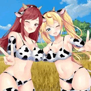 【エロRPG】牛ビキニの仲良しイベント!!