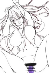 黒髪ロング