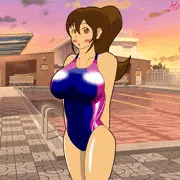 競泳水着の校長先生