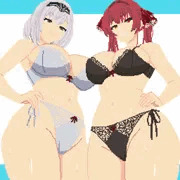 宝鐘マリンと白銀ノエル
