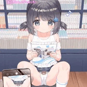 【skeb】座りパンチラ