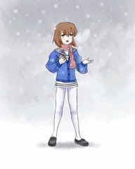 冬の雪風