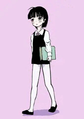 本を持つ少女