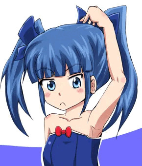 ネモフィラちゃんの脇