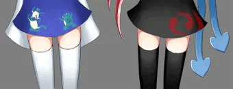 白VS黒