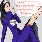The smoking another's wife maid.