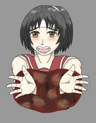ブルマチェックと涙目の長良（差分あり）