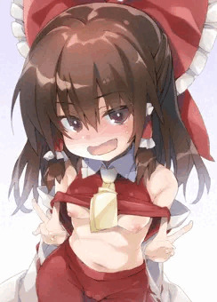 霊夢さんおっぱい世界平和ピース