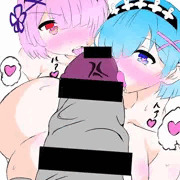 双子Wフェラ